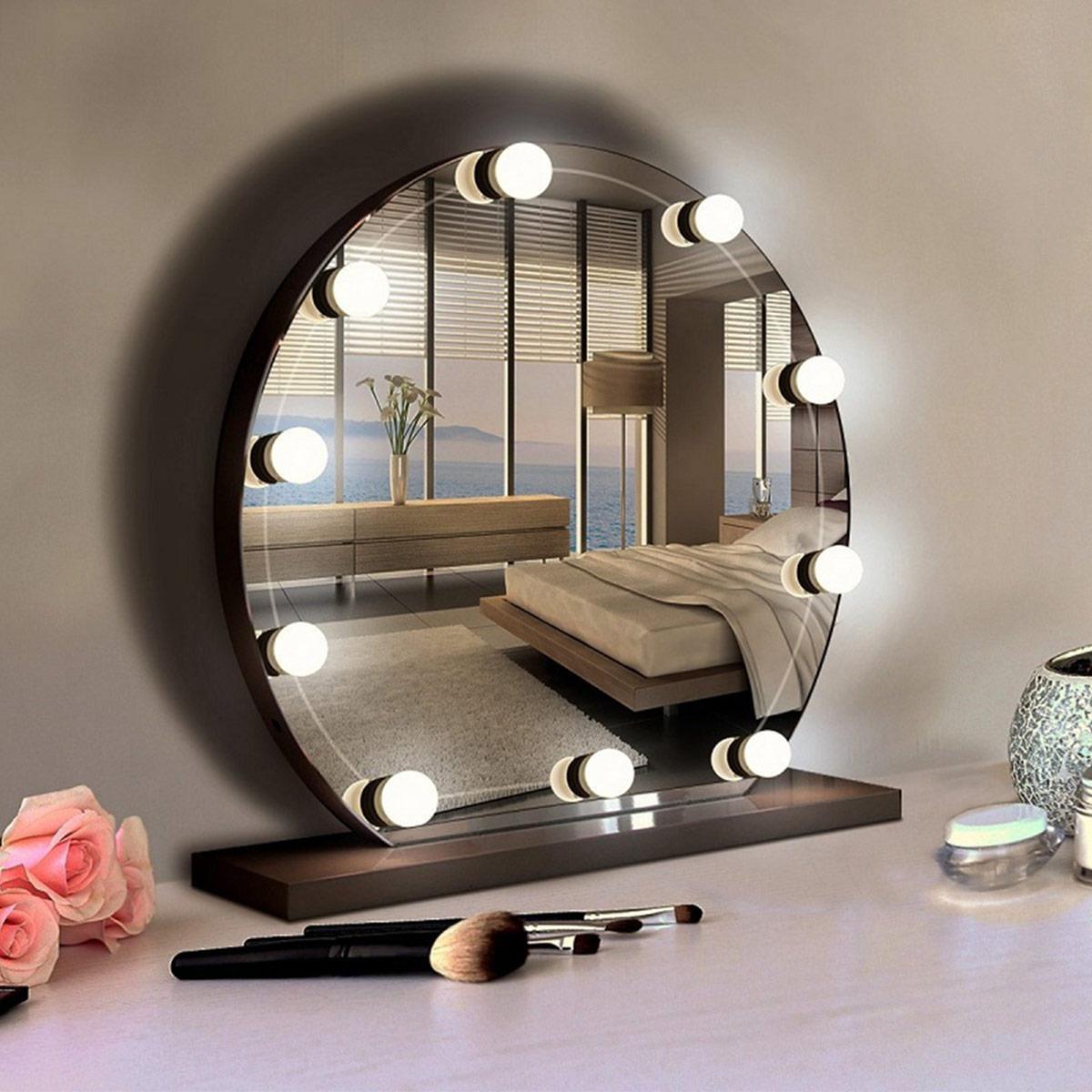 usb vanity mirror lights with 10 dimmable led bulbs – hollywood style usb vanity mirror lights with 10 dimmable led bulbs – hollywood style