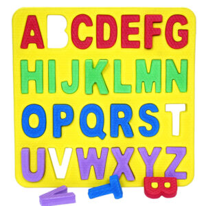 alphabets eva puzzle set | kids play mat 11 mm (random color)