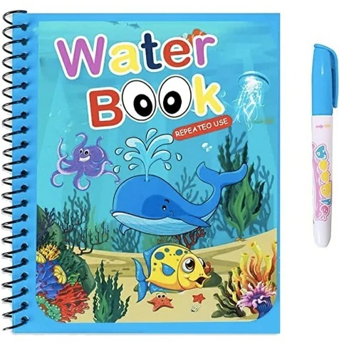 magic water coloring book for kids – reusable drawing & painting fun (random colors & designs) magic water coloring book for kids – reusable drawing & painting fun (random colors & designs)