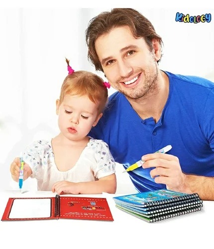 magic water coloring book for kids – reusable drawing & painting fun (random colors & designs) magic water coloring book for kids – reusable drawing & painting fun (random colors & designs)