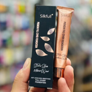silkfull waterproof long lasting full coverage foundation tube – 15g