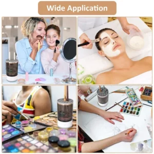 portable electric makeup brush cleaner machine usb make up brush cleaner machine