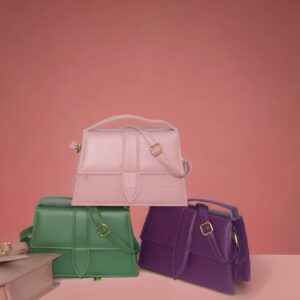 premium pu leather crossbody bag for daily & office use