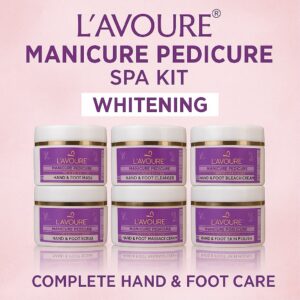 lavoure manicure pedicure spa kit – 6 step professional hand & foot care system
