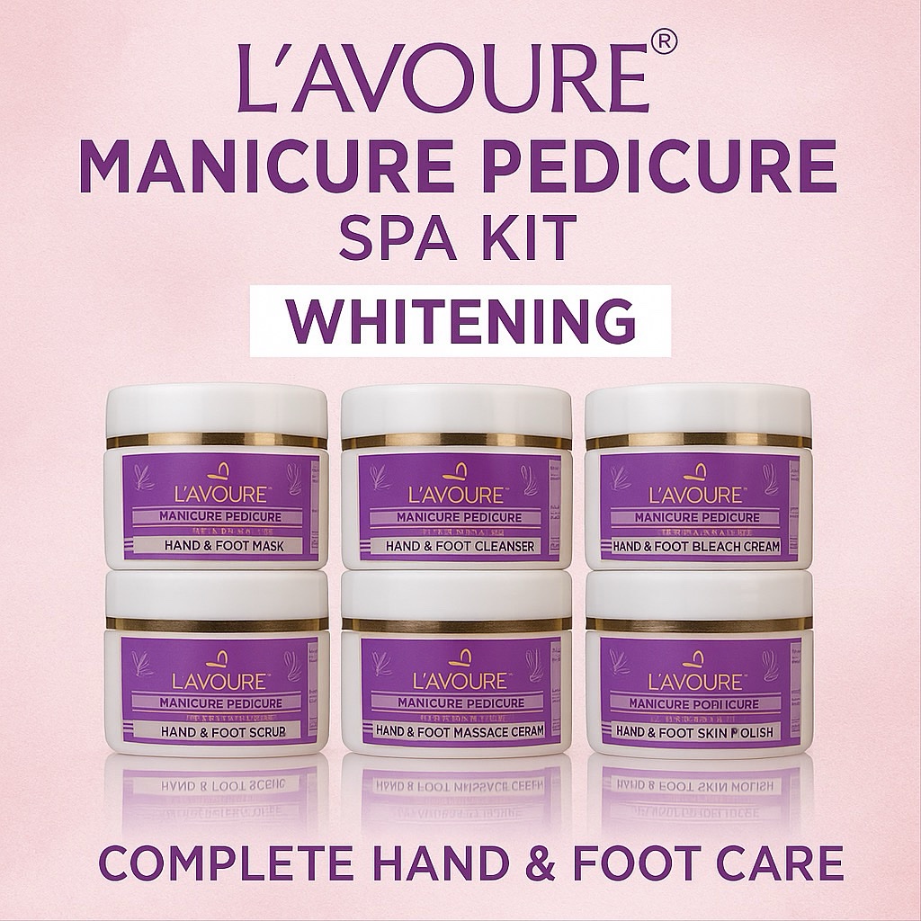 lavoure manicure pedicure spa kit – 6 step professional hand & foot care system lavoure manicure pedicure spa kit – 6 step professional hand & foot care system