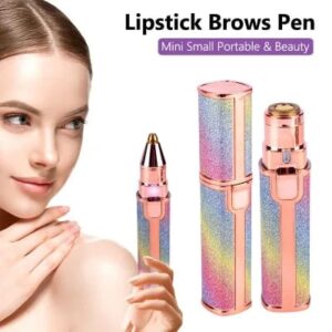 2 in 1 rechargeable hair remover for women – usb chargeable facial & body hair trimmer with cleaning brush