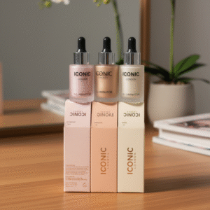 iconic london illuminator highlighter drops – ultra glow liquid highlighter for radiant, luminous skin