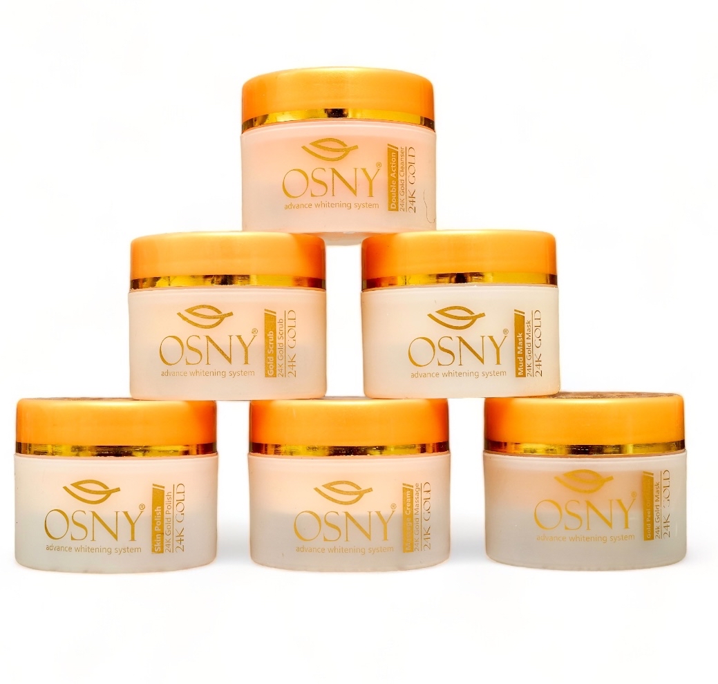 osny 24k gold facial kit – whitening, anti aging & skin rejuvenation (6 × 125g) osny 24k gold facial kit – whitening, anti aging & skin rejuvenation (6 × 125g)