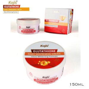 kojic glutathione daily whitening cream – brightening, hydrating & even skin tone (150ml)